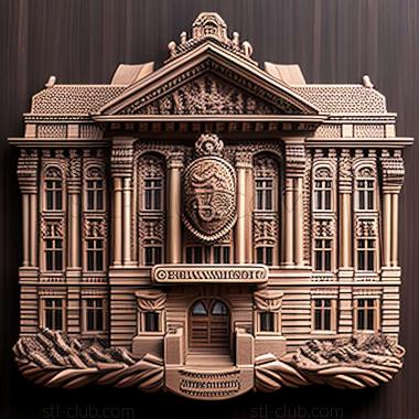 3D model City Hall in Slovakia (STL)